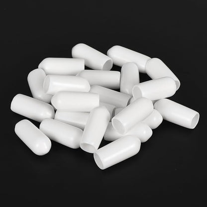 uxcell 20pcs Rubber End Caps 6mm ID Vinyl Round End Cap Cover Screw Thread - Image 4