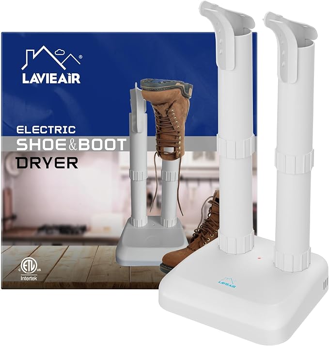 Boot Dryer Shoe Dryer for Work Boots Sneakers and Gloves, No Heat Ultra Low by Lavieair