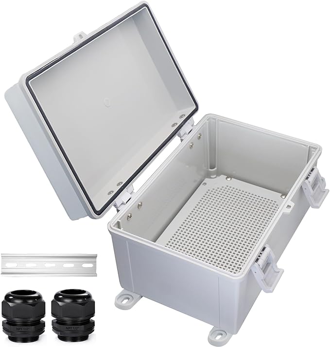 Waterproof Electrical Box Dustproof Junction Box Weatherproof IP67 ABS Plastic by YETLEBOX