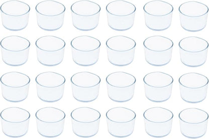 Round Chair Leg Caps, PVC Furniture Feet Covers, TTZEZE Transparent Round Floor by TTZEZE
