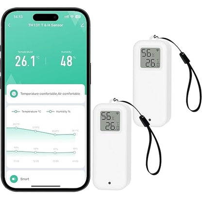 PHOVOLT WLAN Thermometer Hygrometer Sensor, Wireless Smart Temperature and by PHOVOLT