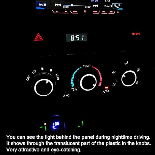 JDMCAR Compatible with Toyota Tacoma 2005-2015 A/C Air Conditioning Control - Image 4