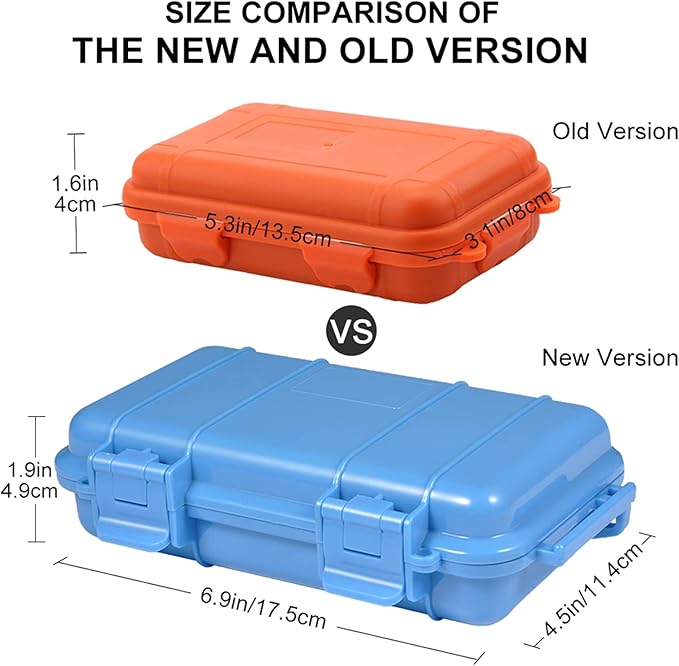 Ejoyous Waterproof Dry Storage Box, Waterproof Box Plastic Survival Container - Image 2