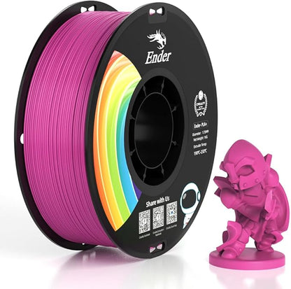 Creality 3D Printer Filament, PLA Plus Filament 1.75mm Deep Pink, PLA Pro by Creality