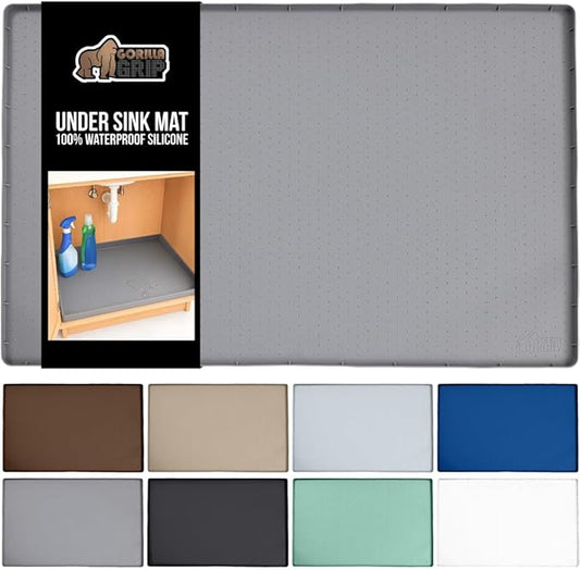 GORILLA GRIP Waterproof Silicone Under Sink Mat by GorillaGrip