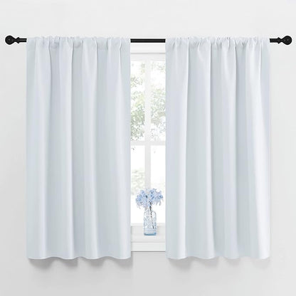 NICETOWN Greyish White Window Curtain Panels by NICETOWN