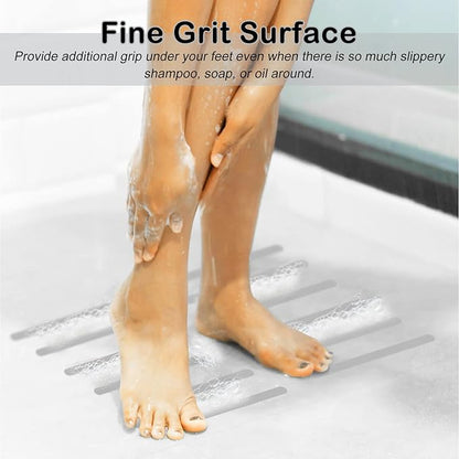 S&X Bathtub Non-Slip Stickers, Gritty Textured Slip-Resistant Treads - Image 2
