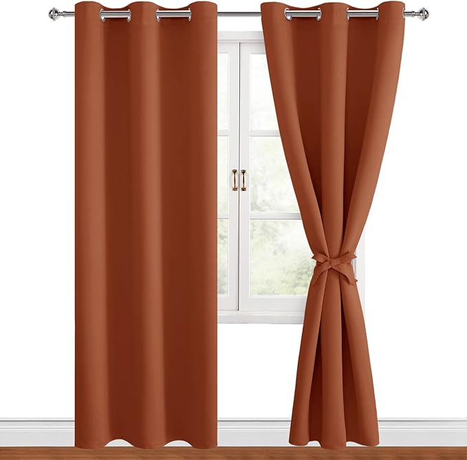 Hiasan Blackout Curtains for Bedroom, 38 x 84 Inches Long by Hiasan