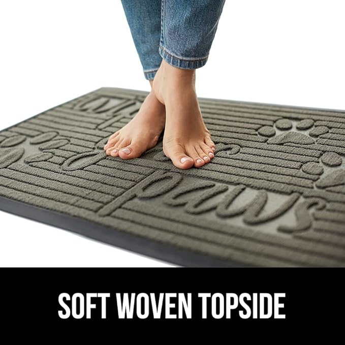 GORILLA GRIP 100% Waterproof All-Season WeatherMax Doormat 35x23, US Designed - Image 7