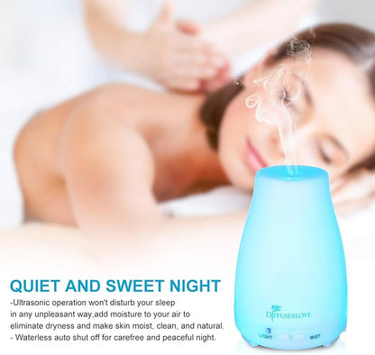 Diffuserlove Diffuser 2 Pack Essential Oil Diffuser 200ML Remote Control - Image 5