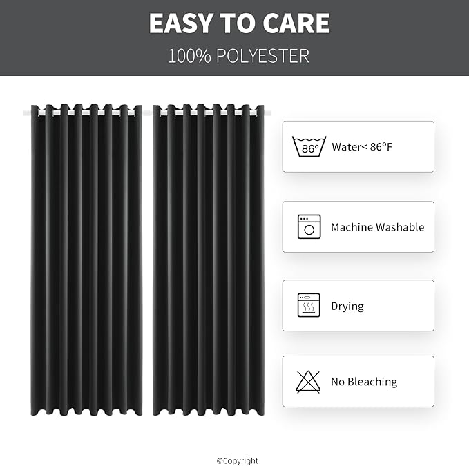 Waterproof Outdoor Curtain W105 x L95 - Image 7