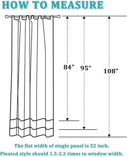 RYB HOME Outdoor Curtains for Patio Waterproof Tab Top Block Sunlight Thermal - Image 7