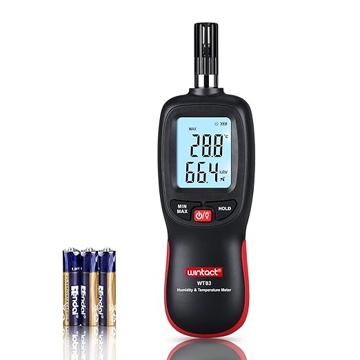 Wintact Digital Temperature and Humidity Meter, Thermometer Hygrometer Monitor by Wintact