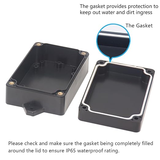 Zulkit Junction Box ABS Plastic Dustproof Waterproof IP65 Universal Electrical - Image 4