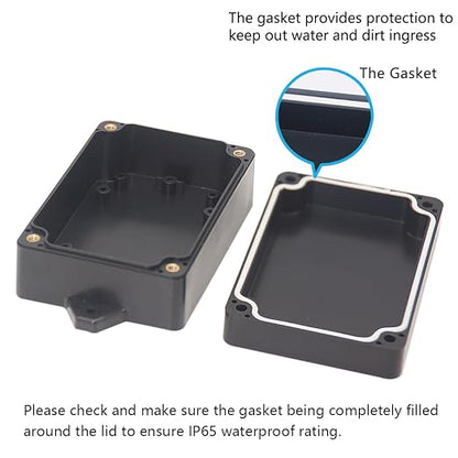 Zulkit Junction Box ABS Plastic Dustproof Waterproof IP65 Universal Electrical - Image 4