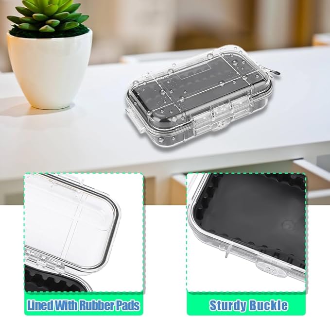 Small Waterproof Storage Case, Outdoor Survival Waterproof Dry Box Protective - Image 2
