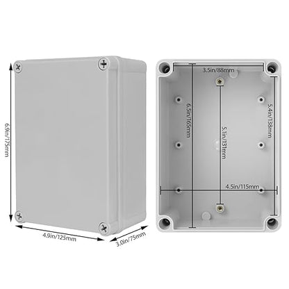 Junction Box，6.9"x 4.9"x 3" Outdoor Electrical Box - Image 2