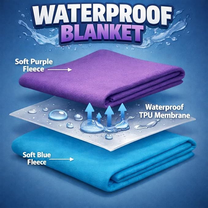 Premium Deluxe : 100% Waterproof Blanket Guarantees to Keep Your Bed Dry! - Image 2