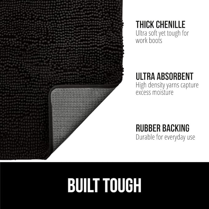 GORILLA GRIP SOAKSTOPPER Dog Door Mat, Machine Washable Rug Absorbent Doormat - Image 3