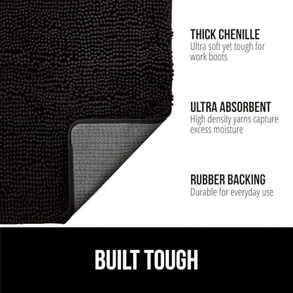 GORILLA GRIP SOAKSTOPPER Dog Door Mat, 70x24 Machine Washable Rug Absorbent - Image 2
