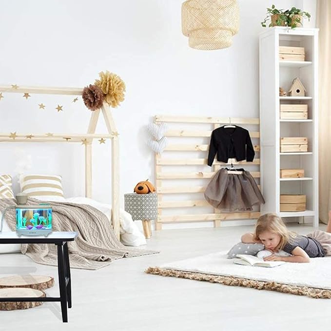 Portable Mini Humidifier, 460ml Cool Mist Small Humidifier, USB Quiet Operation - Image 4