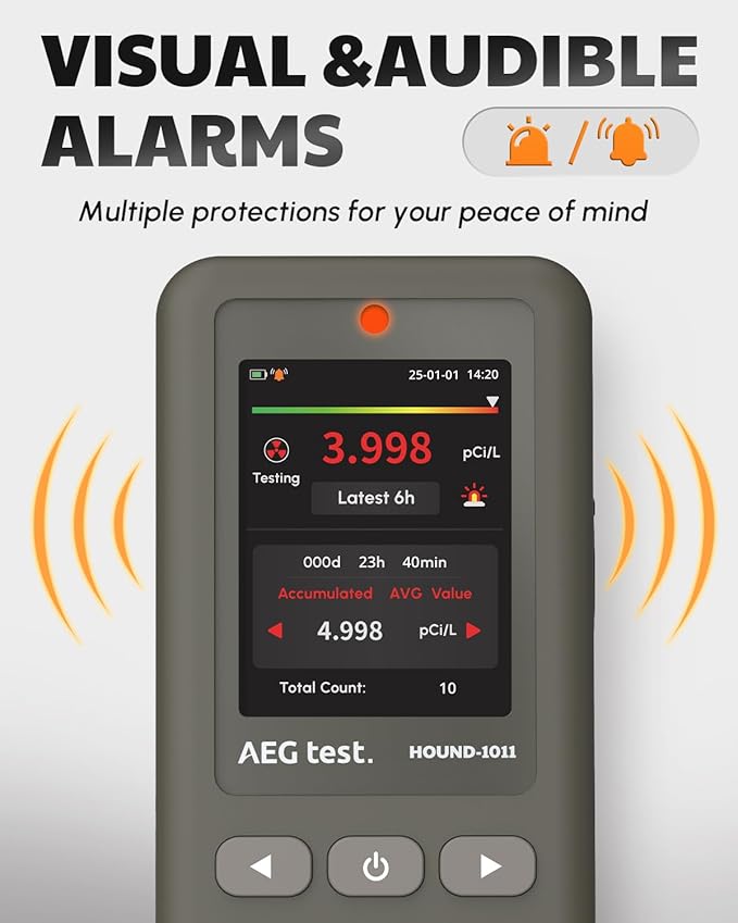 HOUND-1011 Portable Radon Detector - Image 5