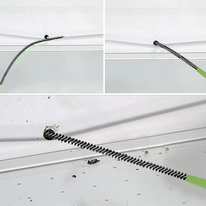 Sewer Drain Brush, Drain Clog Remover, 19.8inch Flexible Long Pipe Snake Hair - Image 6