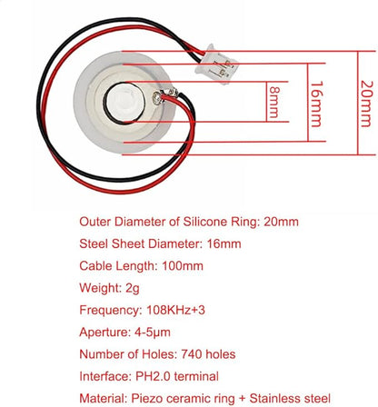2Pcs DC5V Humidifieration Atomization Disc Type-C Interface 1 To 2 Double - Image 4