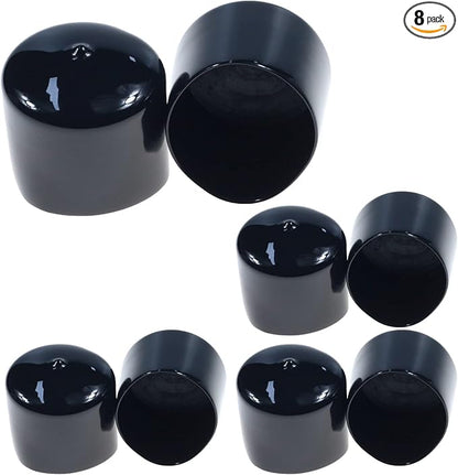 Acocony 2 Inch Rubber Cap Round Rubber End Caps PVC Flexible Protector Plastic by Acocony
