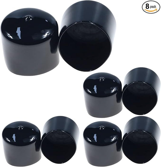 Acocony 2 Inch Rubber Cap Round Rubber End Caps PVC Flexible Protector Plastic by Acocony