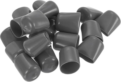 uxcell 20pcs Rubber End Caps 21mm ID Vinyl PVC Round Tube Bolt Cap Cover Screw - Image 4