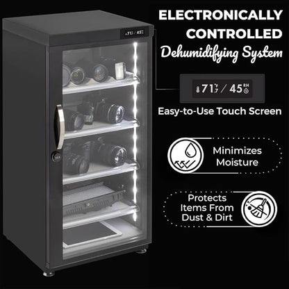 125LT Electronic Dry Cabinet for Camera, Lens & Electronics – Silent - Image 8