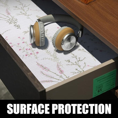 Floral Drawer and Shelf Liner for Cabinets 24IN x 10FT, Non-Adhesive and Strong - Image 5