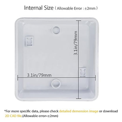 LeMotech Junction Box, Electrical Box IP55 Water Resistant Dustproof ABS - Image 3