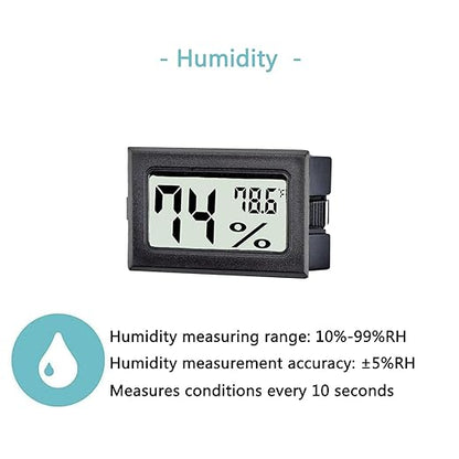 6 Pack Mini Digital Thermometer Hygrometer, Indoor Temperature and Humidity - Image 3