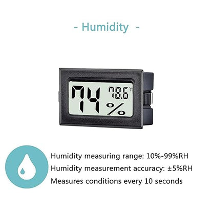 12 Pack Mini Digital Thermometer Hygrometer Indoor Temperature and Humidity - Image 3