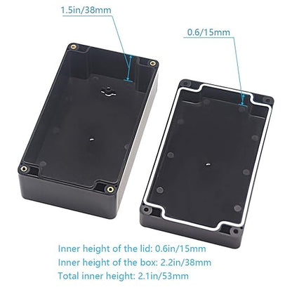 Junction Box, Zulkit Project Box IP65 Waterproof Outdoor Box ABS Plastic - Image 6