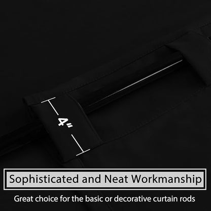 H.VERSAILTEX Blackout Curtains Thermal Insulated Window Treatment Panels Room - Image 9