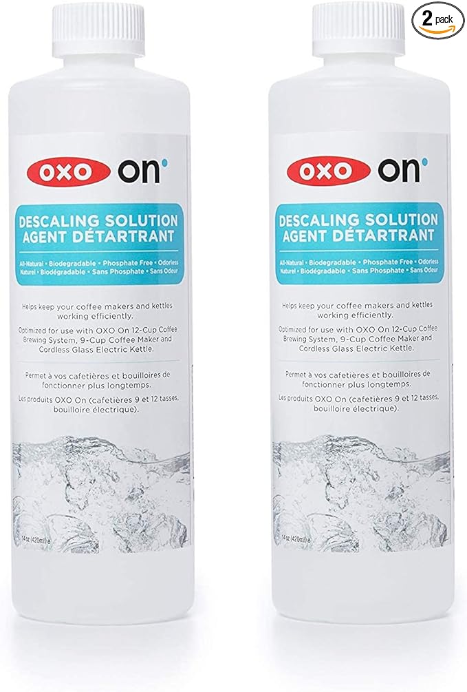 OXO All-Natural Phosphate-Free Descaling Solution, 14 Fl Oz by OXO