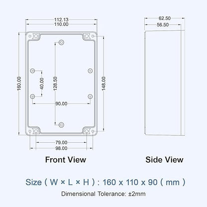 LeMotech Electrical Box Clear Cover Project Box IP65 Waterproof Junction Box - Image 8