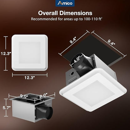 Amico Bathroom Exhaust Fan - Image 2