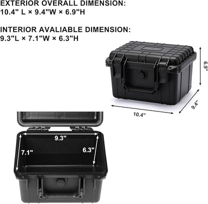 Mayouko Portable Tool Box with Shock- Proof Sponge, Water Proof Grade IP67 - Image 2