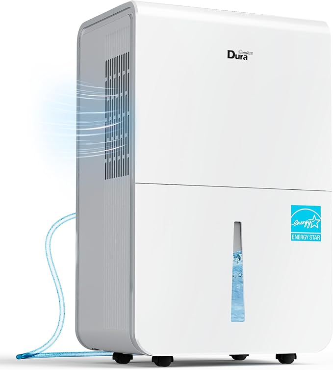 DuraComfort Dehumidifier for Basement Home by DuraComfort