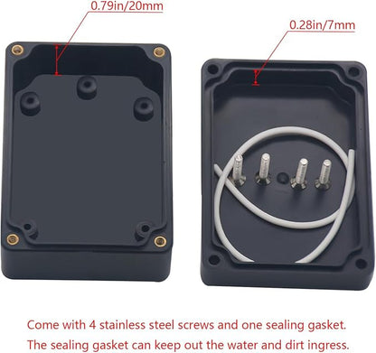 Project Box IP65 Waterproof Junction Box ABS Plastic Black Electrical Boxes DIY - Image 4
