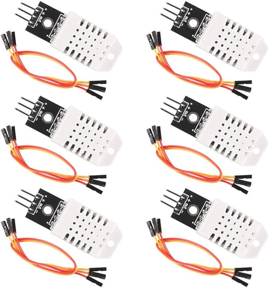6pcs DHT22/AM2302 Digital Temperature and Humidity Sensor Module Temperature by ACEIRMC