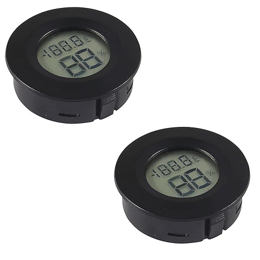2PCS Mini Hygrometer Thermometer Electronic Digital Humidity Meter Gauge by DWEII