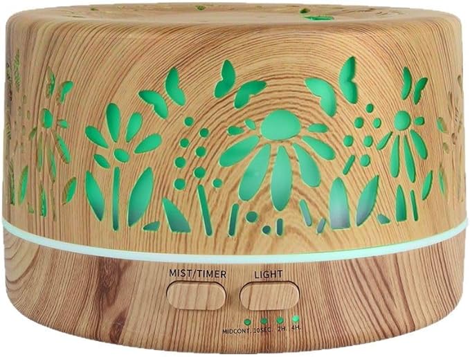 Wild Essentials 700ml Designer Large Room Essential Oil Diffuser, 5 in 1 - Image 3