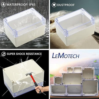 LeMotech ABS Plastic Junction Box Dustproof Waterproof IP65 Electrical - Image 7