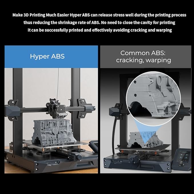 Creality Hyper ABS Filament for K1/K1 Max/K2/K2 Plus, Official 3D Printer - Image 5
