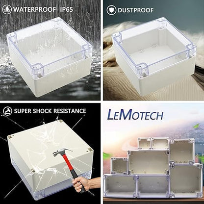 LeMotech ABS Plastic Junction Box Dustproof Waterproof IP65 Electrical - Image 7